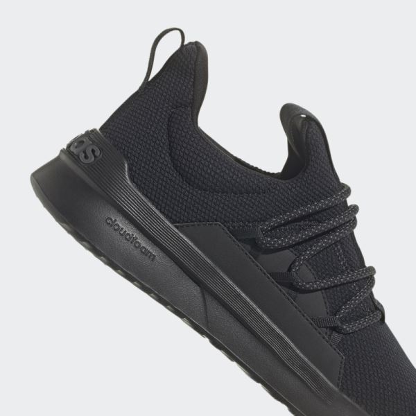 Adidas Black Lite Racer Adapt 4.0 Cloudfoam Slip-On Shoes