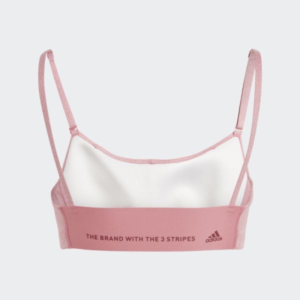 Adidas Yoga Studio Light-Support Bra Pink Mel