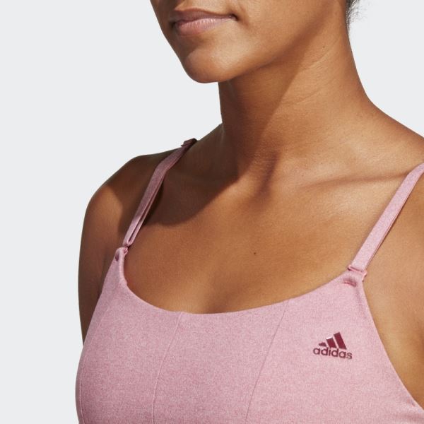 Adidas Yoga Studio Light-Support Bra Pink Mel