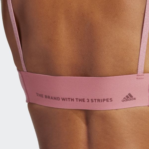 Adidas Yoga Studio Light-Support Bra Pink Mel