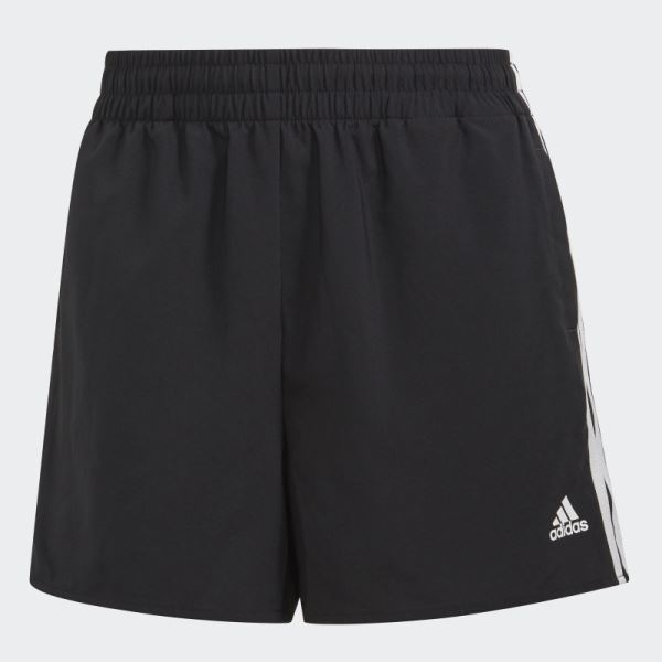 Adidas Black Primeblue Designed 2 Move Woven 3-Stripes Sport Shorts