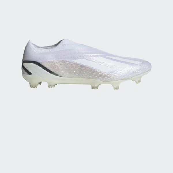 X Speedportal+ Firm Ground Soccer Cleats Adidas White