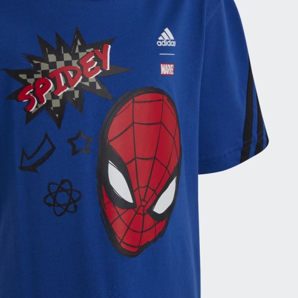 Royal Blue Adidas x Marvel Spider-Man Tee Hot