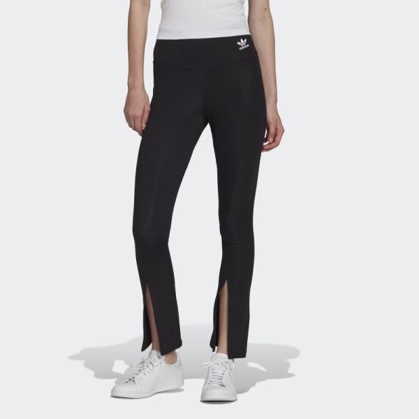 Black Adicolor Classics SST Open Hem Tights Adidas