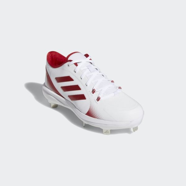 White PureHustle 2.0 Cleats Adidas