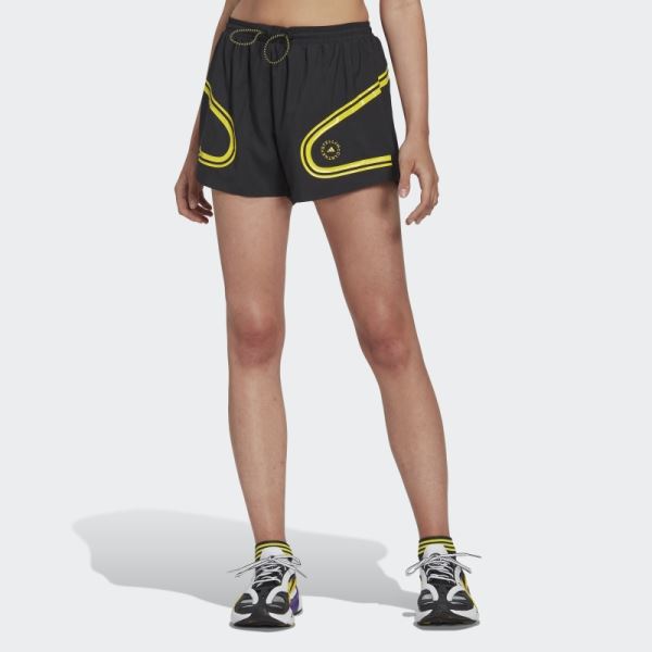 Black Adidas by Stella McCartney TruePace Running Shorts Hot