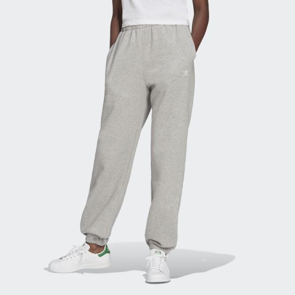 Adidas Adicolor Essentials Medium Grey Fleece Joggers