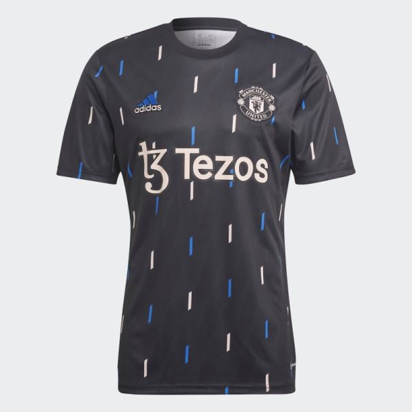 Manchester United Pre-Match Jersey Adidas Black