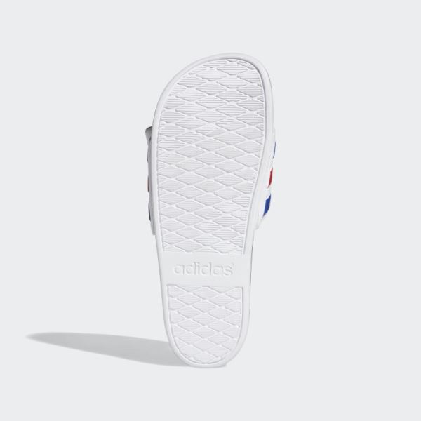 Adilette Comfort Adjustable Slides White Adidas