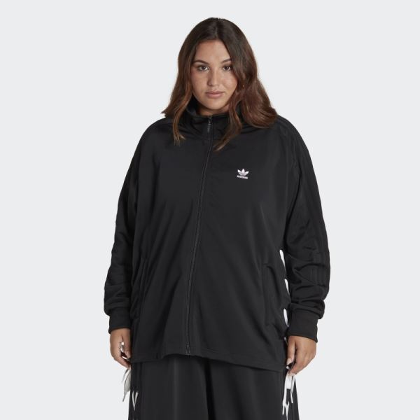 Black Always Original Laced Track Jacket (Plus Size) Adidas