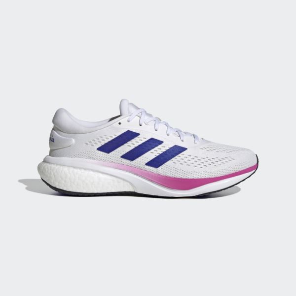 White Adidas Supernova 2.0 Running Shoes