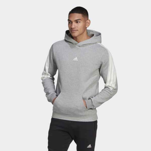 Future Icons 3-Stripes Hoodie Adidas Medium Grey