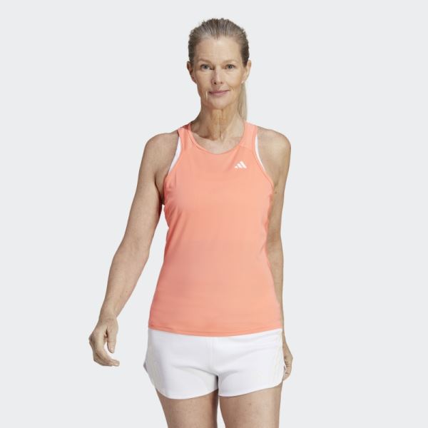 Adidas Coral Own the Run Running Tank Top