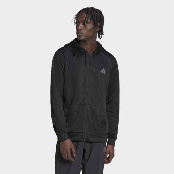 Train Essentials Seasonal Training Full-Zip Jacket Adidas Black