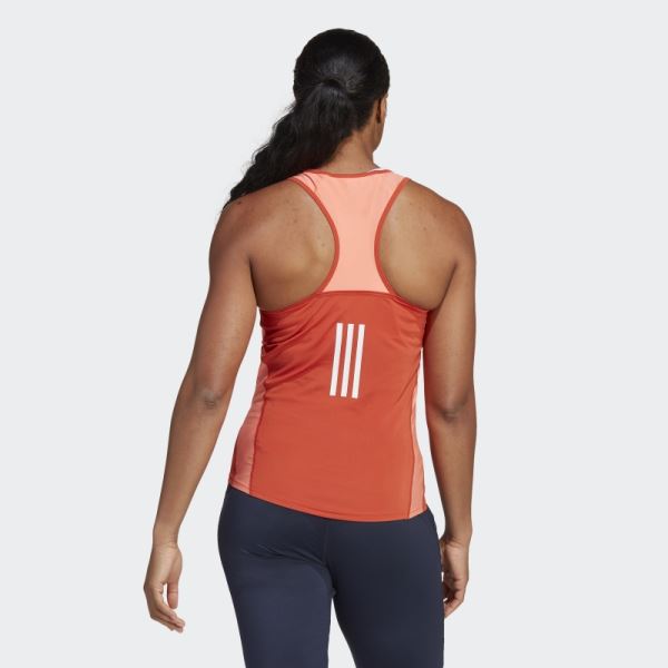 Boston Marathon 2023 Running Tank Top Adidas Red