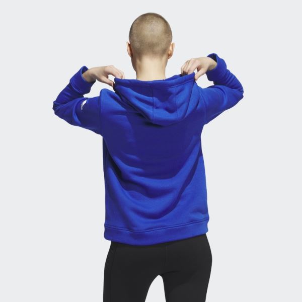 Fleece Hoodie Adidas Royal Blue