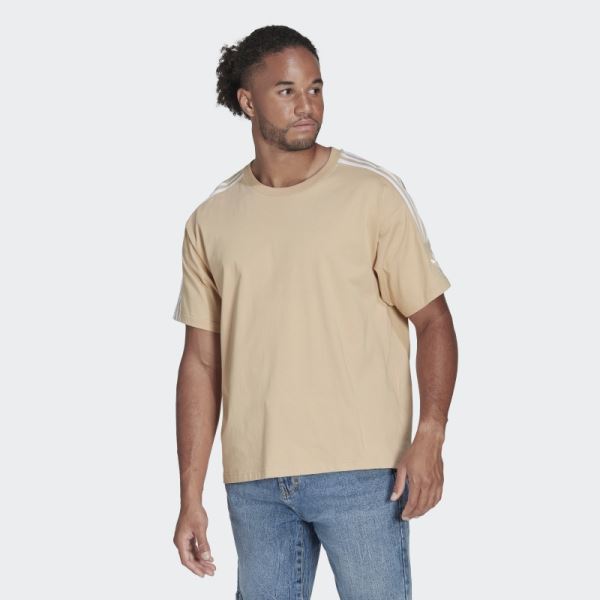 Beige Adidas Adicolor Parley Tee (Gender Neutral)