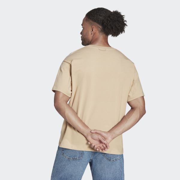 Beige Adidas Adicolor Parley Tee (Gender Neutral)