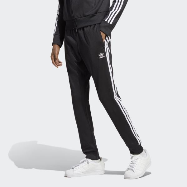 Black Adidas Adicolor Classics SST Track Pants