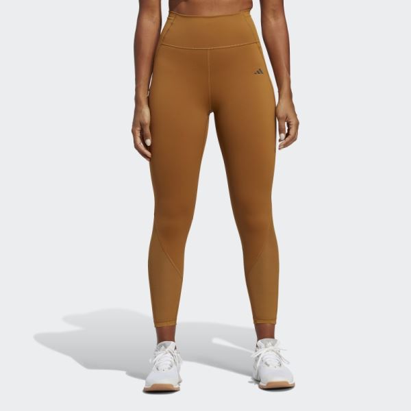 Adidas Tailored HIIT Training 7/8 Leggings Bronze