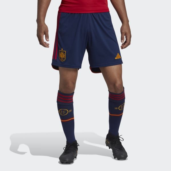 Navy Blue Adidas Spain 22 Home Shorts