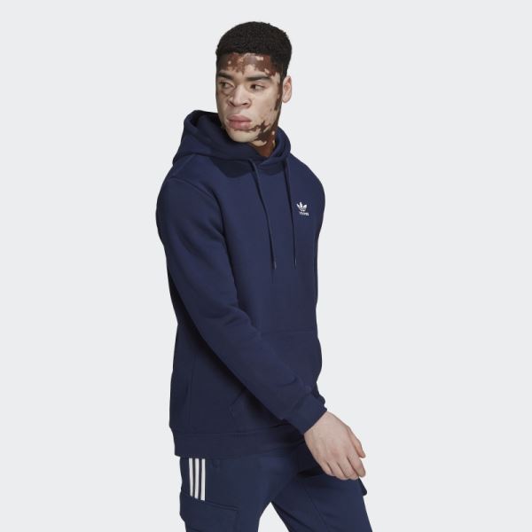 Adicolor Essentials Trefoil Hoodie Night Indigo Adidas