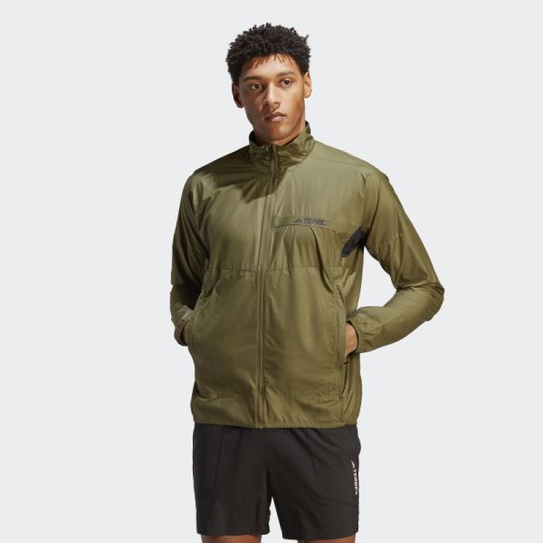 Adidas Terrex Multi Windbreaker Olive