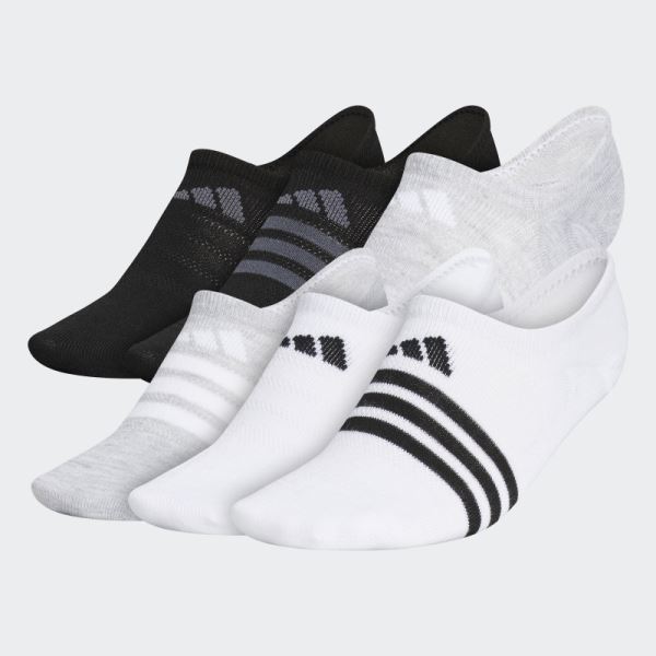 Adidas Superlite Super-No-Show Socks 6 Pairs Multicolor Fashion