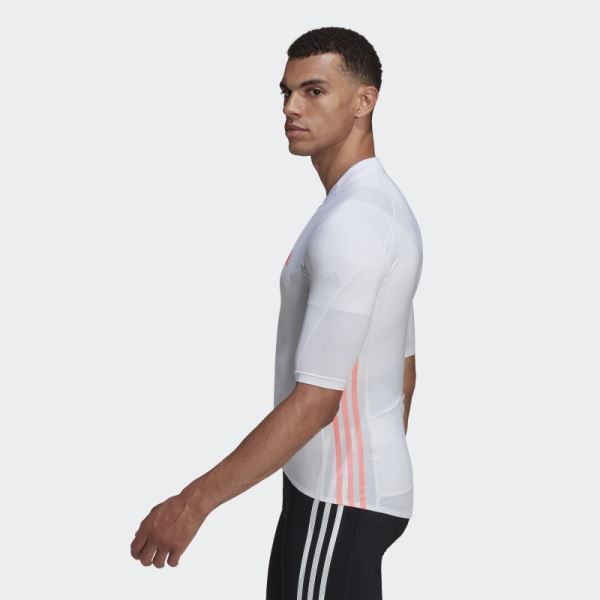 The Short Sleeve Cycling Jersey Adidas White