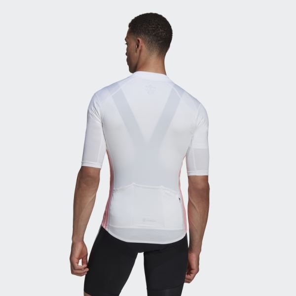 The Short Sleeve Cycling Jersey Adidas White