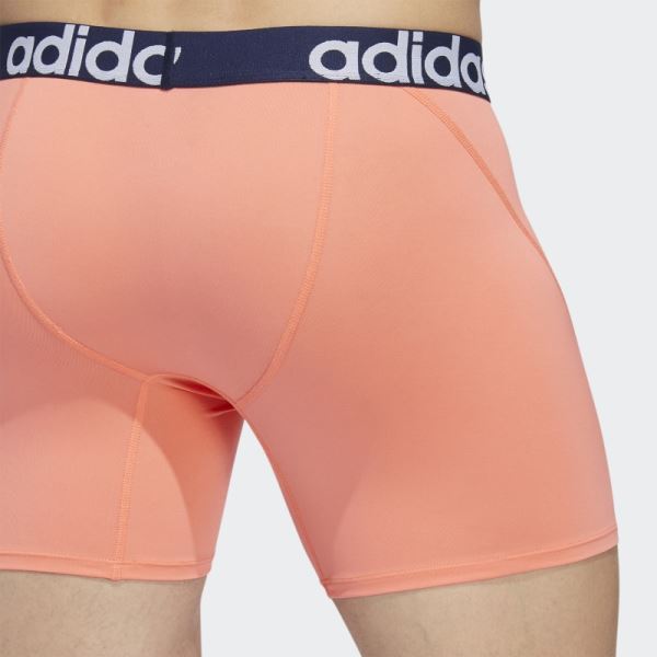 Adidas Trefoil Boxer Briefs 2 Pairs Coral