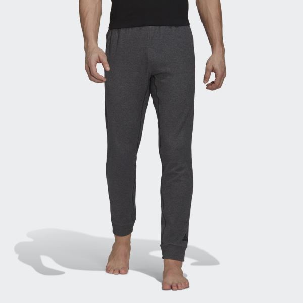 Adidas Black AEROREADY Warm Yoga Fleece Training 7/8 Pants