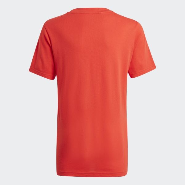 Adidas Essentials 3-Stripes Tee Fashion Red