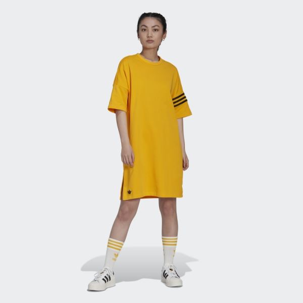 Adidas Gold Adicolor Neuclassics Tee Dress