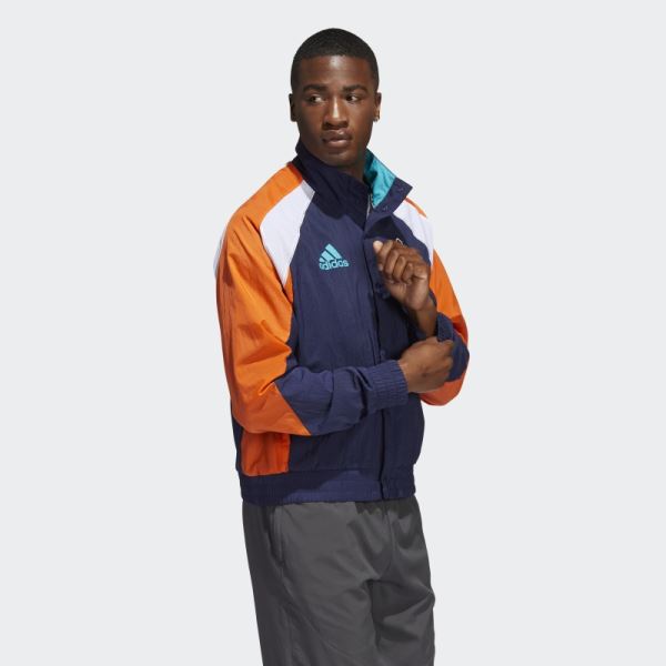 Navy Islanders Reverse Retro Jacket Adidas