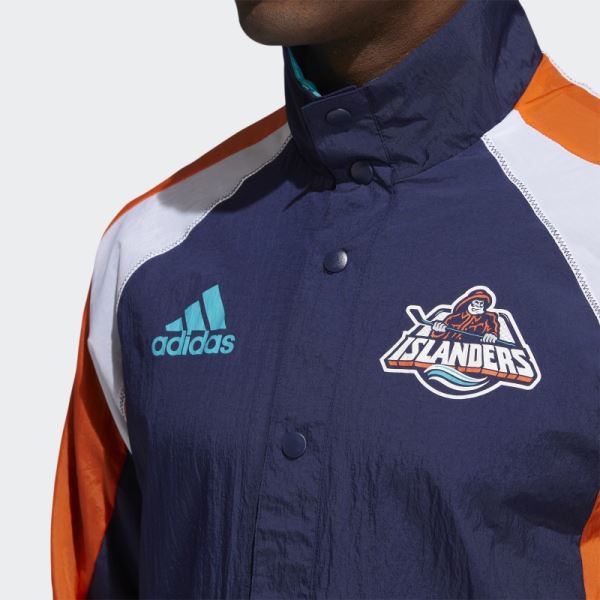 Navy Islanders Reverse Retro Jacket Adidas