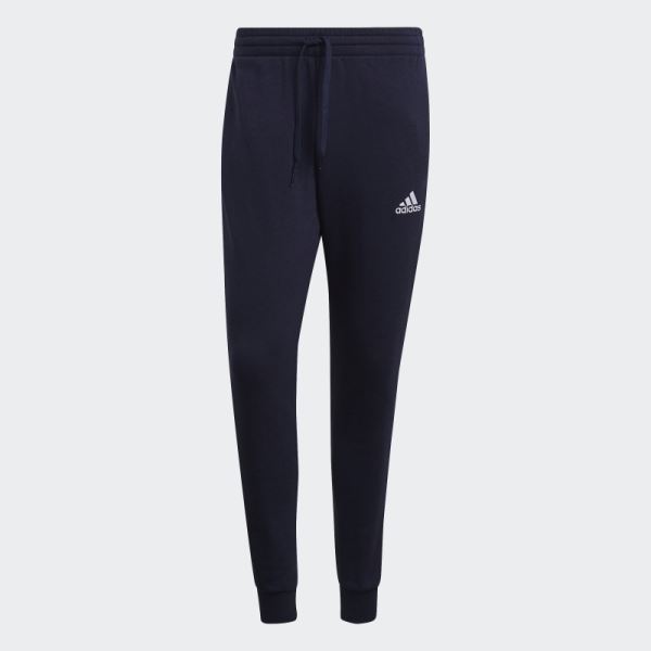 Ink Adidas Essentials Fleece Fitted 3-Stripes Joggers