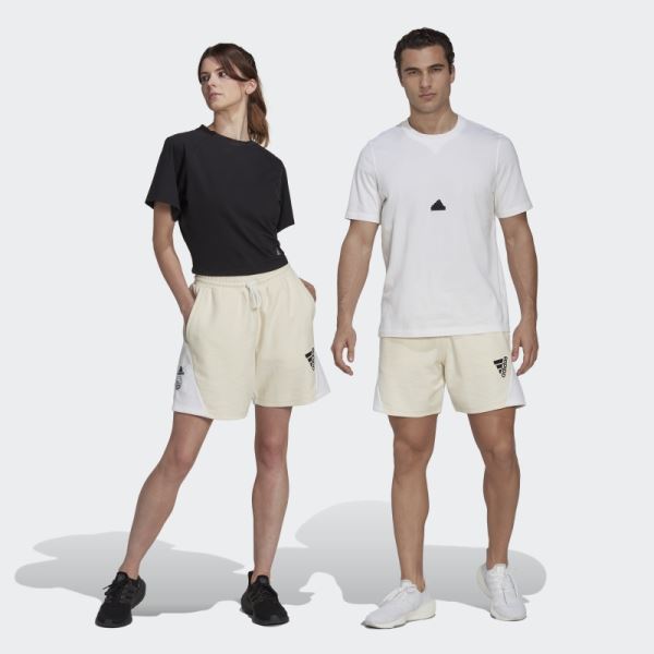 Undyed Reversed French Terry Shorts (Gender Neutral) Adidas