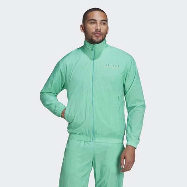 Sports Club Track Jacket Hi-Res Green Adidas