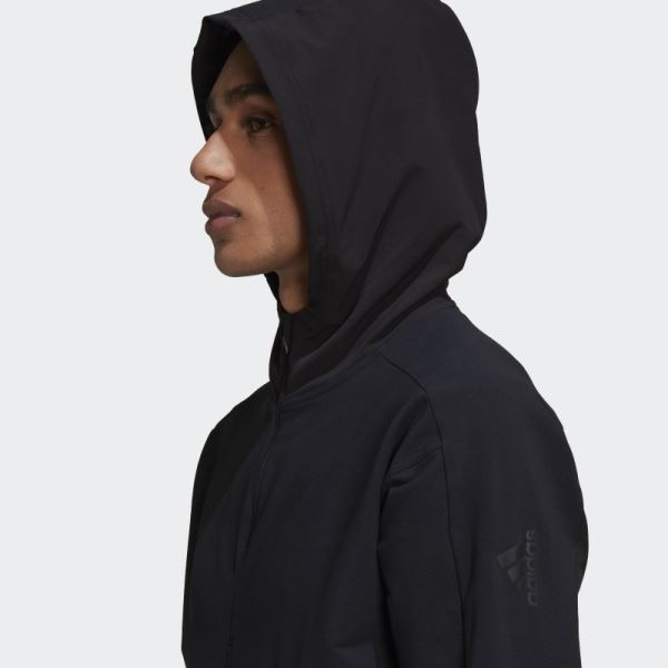 Black Workout CORDURA Full-Zip Hoodie Adidas