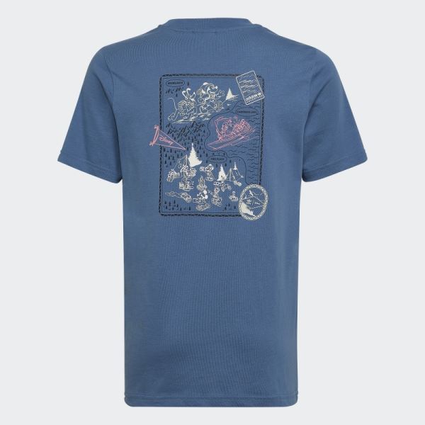 Adidas Altered Blue Disney Mickey and Friends Tee Fashion