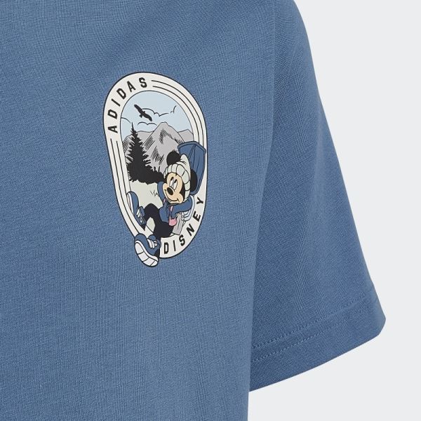 Adidas Altered Blue Disney Mickey and Friends Tee Fashion