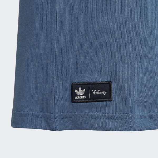 Adidas Altered Blue Disney Mickey and Friends Tee Fashion