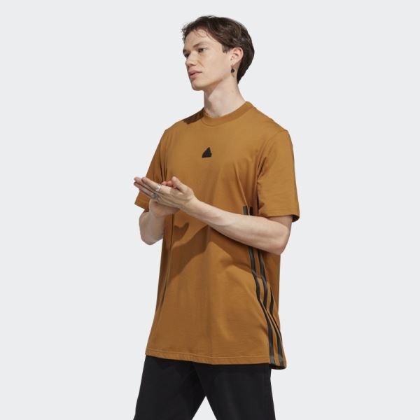 Adidas Future Icons 3-Stripes Tee Bronze