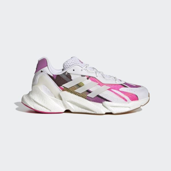 Adidas White X9000L4 x Thebe Magugu Shoes