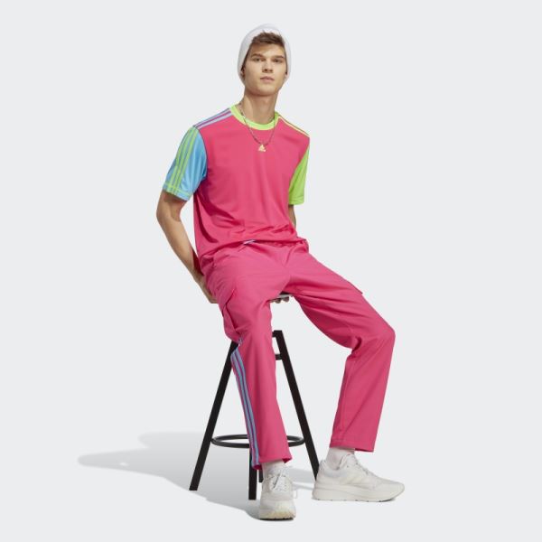 Shock Pink Adidas Kidcore Cargo Pants