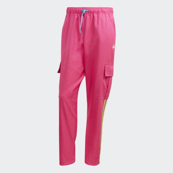 Shock Pink Adidas Kidcore Cargo Pants