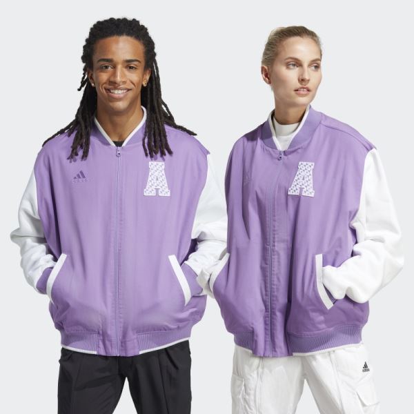 ALL SZN Logomania Collegiate Jacket Adidas Violet