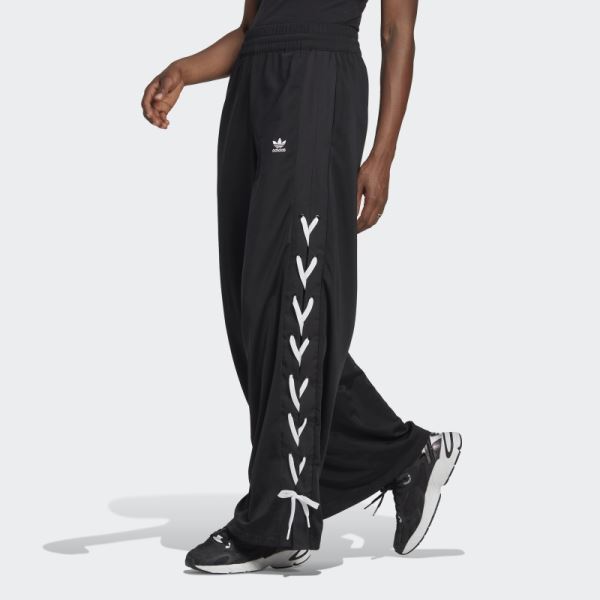 Always Original Laced Wide Leg Pants Black Adidas