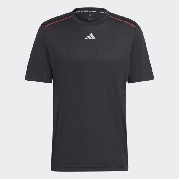 Adidas Black Workout Base Logo T-Shirt